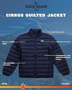 Amazon.com: Eddie Bauer Kids' Jacket - CirrusLite Weather